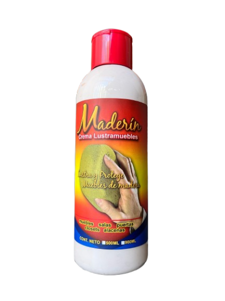 Maderín Crema lustra muebles